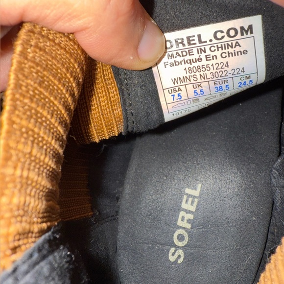 Sorel Joan Of Arctic Wedge II Chelsea Boot in Camel Brown - Picture 9 of 11